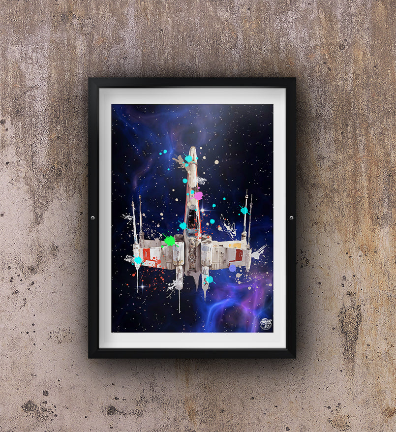 Star Wars X-Wing print - Fueled.art