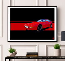 画像をギャラリービューアに読み込む, Porsche 944 Print - Fueled.art
