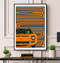 Carica l&#39;immagine nel visualizzatore di Gallery, Lamborghini Miura Print - Fueled.art
