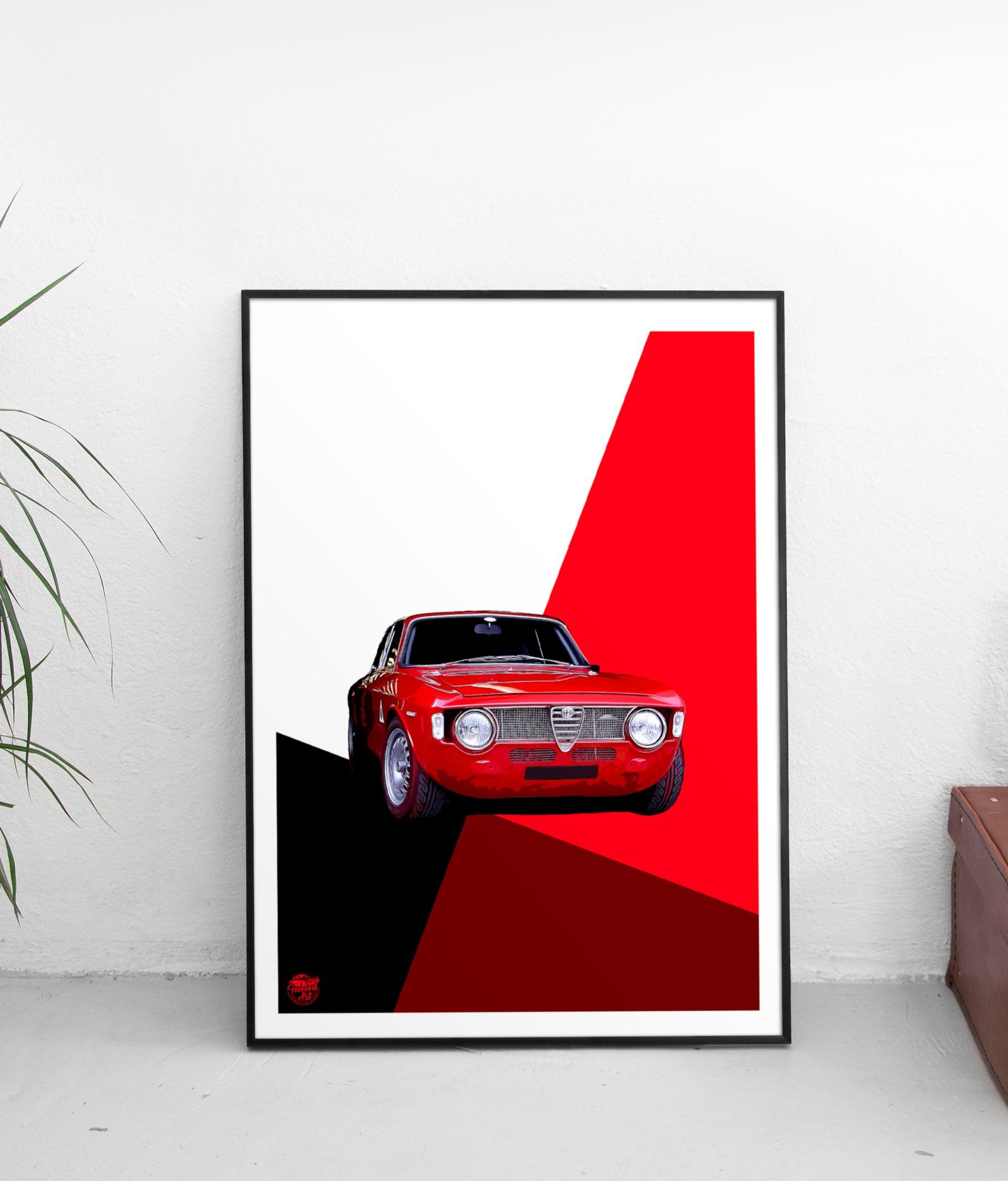 Alfa Romeo prints by Fueled.art. Alfa Romeo wall art, Alfa Romeo gifts