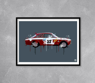 Alfa Romeo Giulia Sprint GTA Print - Fueled.art