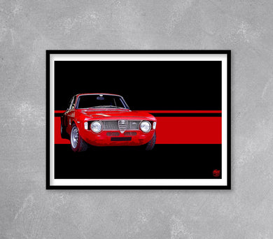 Alfa Romeo Giulia Sprint GTA Print - Fueled.art