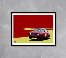 Carica l&#39;immagine nel visualizzatore di Gallery, Alfa Romeo Giulia Sprint GTA Print - Fueled.art
