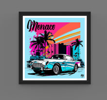 Load image into Gallery viewer, Aston Martin DB5 Monaco print - Fueled.art
