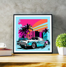 画像をギャラリービューアに読み込む, Aston Martin DB5 Monaco print - Fueled.art
