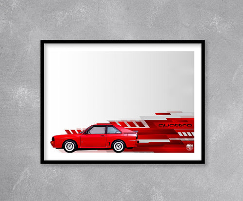 Audi Quattro S1 Print - Fueled.art