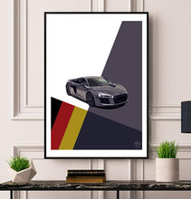 Load image into Gallery viewer, Audi R8 V10 Print - Fueled.art
