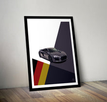 画像をギャラリービューアに読み込む, Audi R8 V10 Print - Fueled.art
