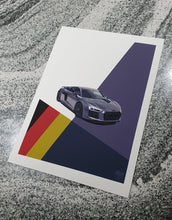 Load image into Gallery viewer, Audi R8 V10 Print - Fueled.art
