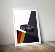 Load image into Gallery viewer, Audi R8 V10 Print - Fueled.art
