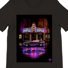 Load image into Gallery viewer, Back to the Future DeLorean - Unisex Crewneck T-shirt - Fueled.art

