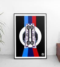 Load image into Gallery viewer, BMW CSL Print - Black - Fueled.art
