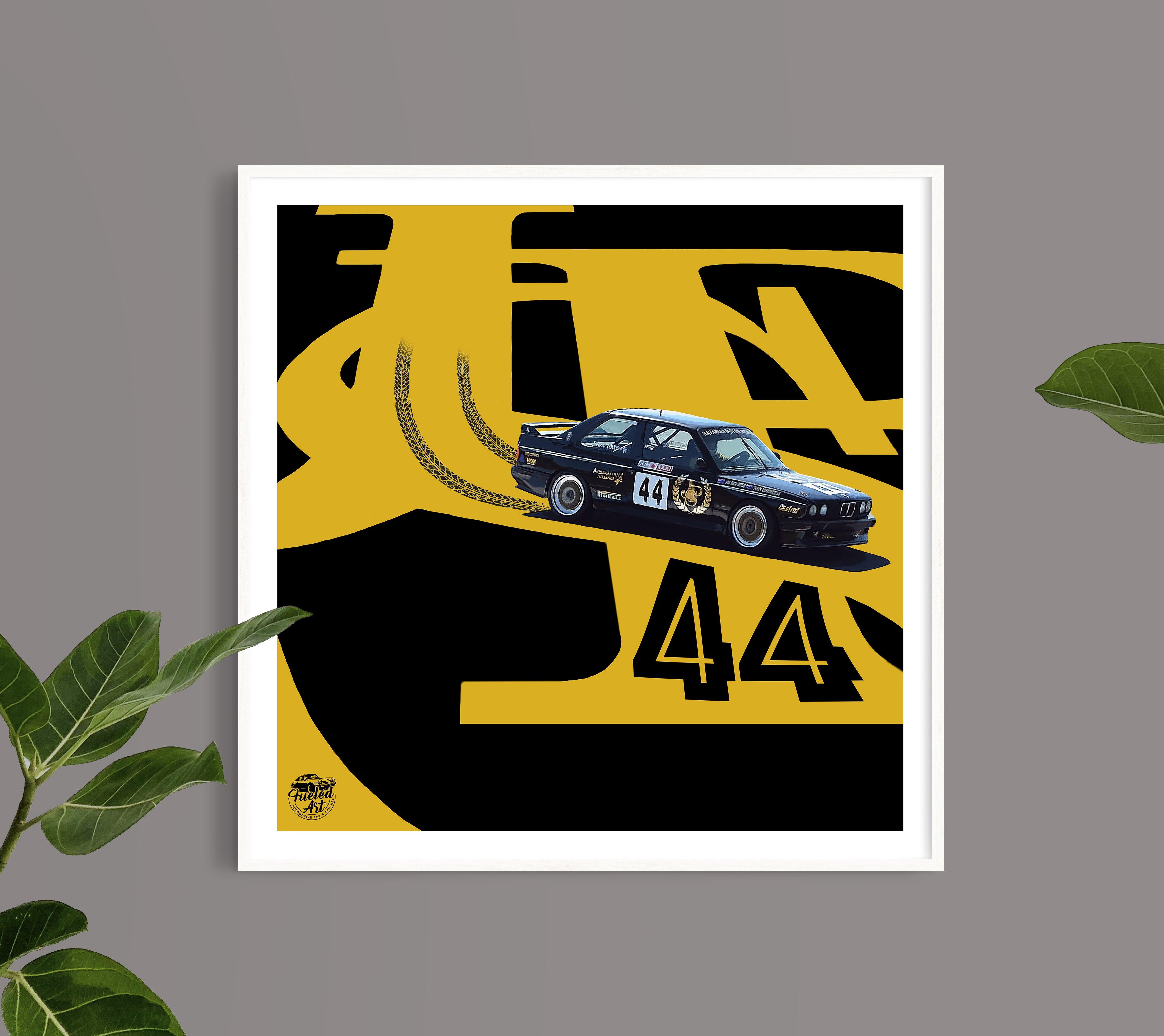 BMW E30 M3 - Jim Richards ATCC print - Fueled.art