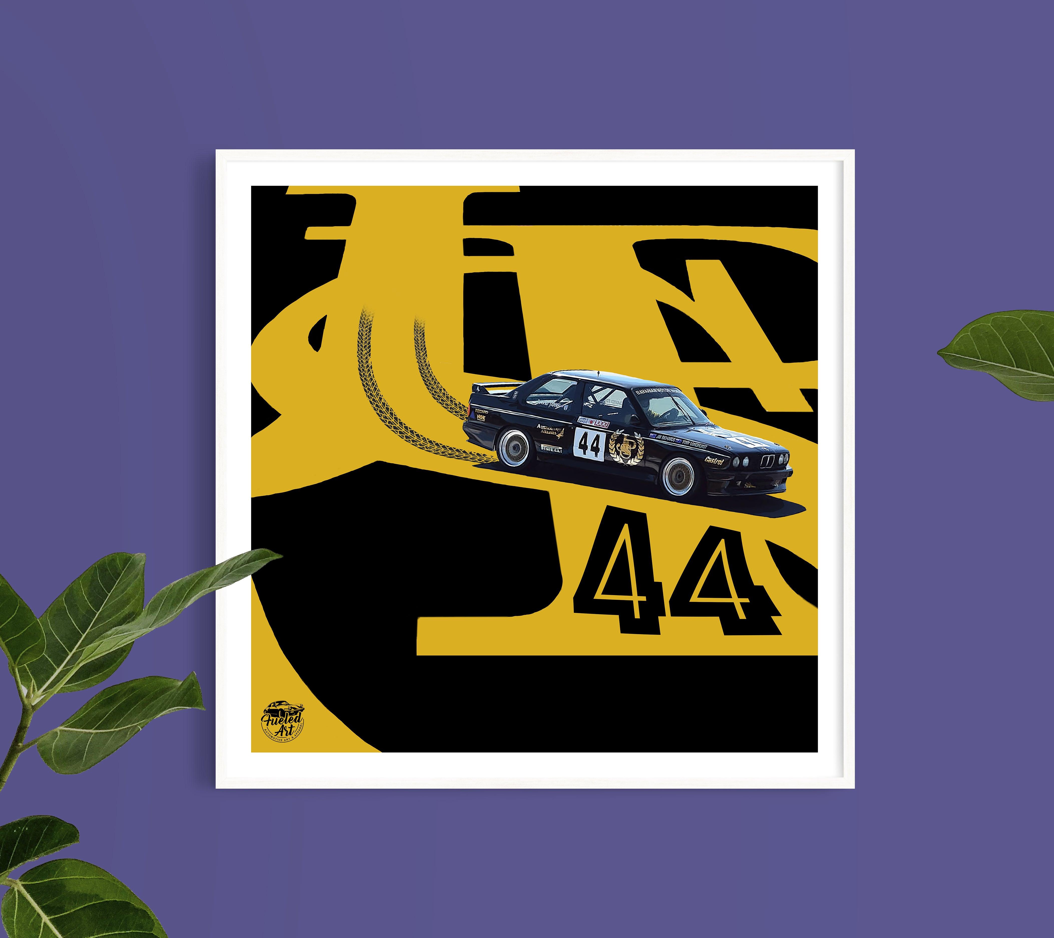 BMW E30 M3 - Jim Richards ATCC print - Fueled.art