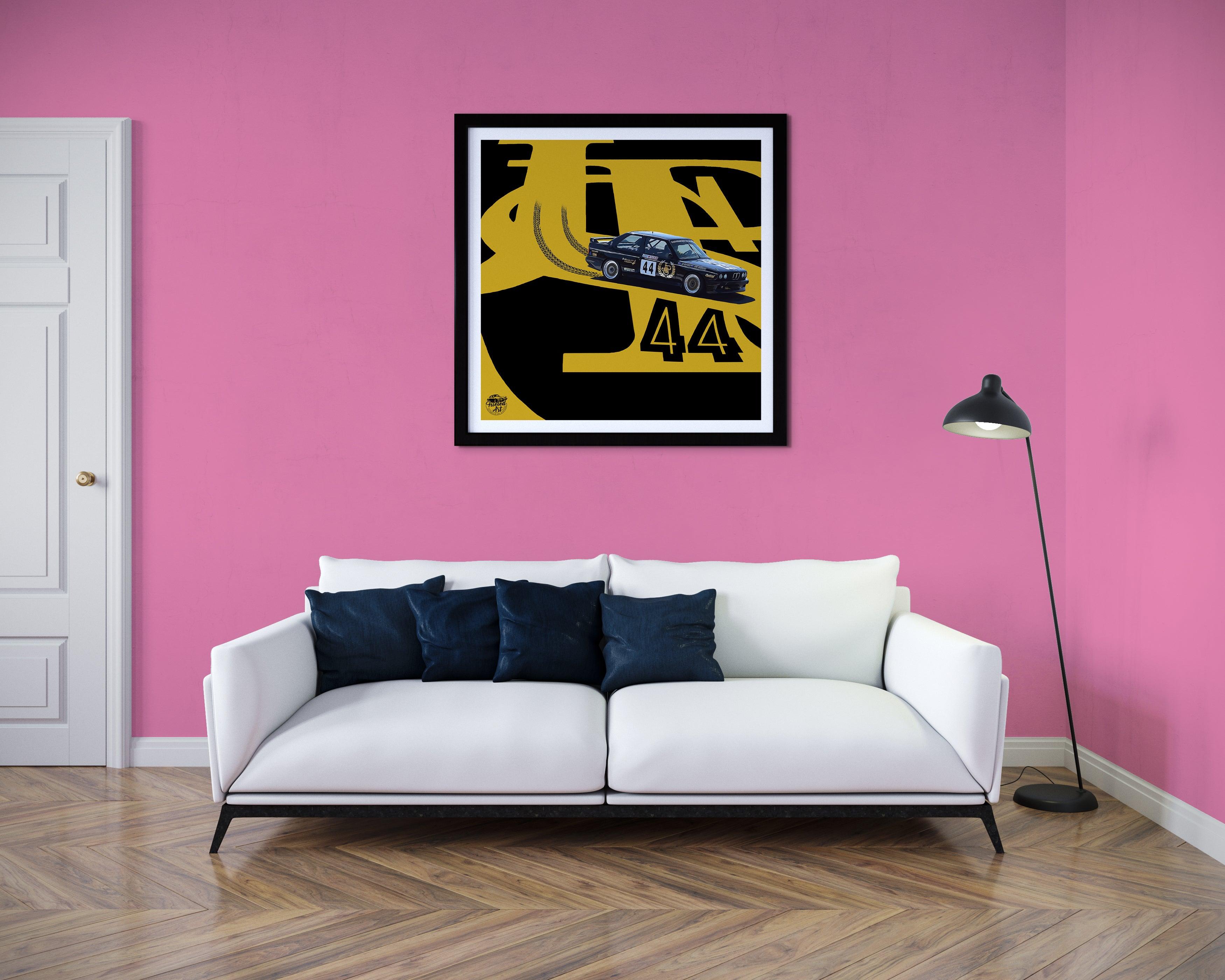 BMW E30 M3 - Jim Richards ATCC print - Fueled.art