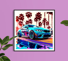 Load image into Gallery viewer, BMW F82 M2 print - Fueled.art
