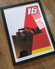 画像をギャラリービューアに読み込む, Charles Leclerc 2022 Ferrari F1 Print - Fueled.art
