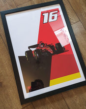 Load image into Gallery viewer, Charles Leclerc 2022 Ferrari F1 Print - Fueled.art
