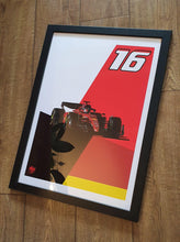Carica l&#39;immagine nel visualizzatore di Gallery, Charles Leclerc 2022 Ferrari F1 Print - Fueled.art

