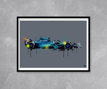 画像をギャラリービューアに読み込む, Fernando Alonso 2023 Aston Martin F1 Print - Fueled.art
