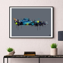 Load image into Gallery viewer, Fernando Alonso 2023 Aston Martin F1 Print - Fueled.art
