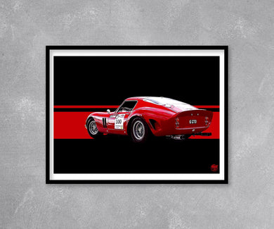 Ferrari 250 GTO Print - Fueled.art