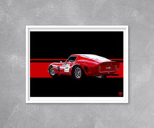 画像をギャラリービューアに読み込む, Ferrari 250 GTO Print - Fueled.art
