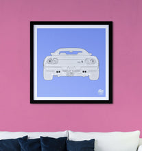 Cargar imagen en el visor de la galería, Ferrari 288 GTO Print - Blue - Fueled.art
