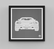 Load image into Gallery viewer, Ferrari 288 GTO Print - Grey - Fueled.art
