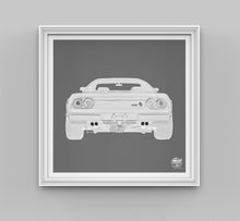 Cargar imagen en el visor de la galería, Ferrari 288 GTO Print - Grey - Fueled.art
