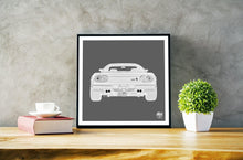 Charger l&#39;image dans la visionneuse de la galerie,Ferrari 288 GTO Print - Grey - Fueled.art
