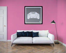 Charger l&#39;image dans la visionneuse de la galerie,Ferrari 288 GTO Print - Grey - Fueled.art
