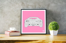 Charger l&#39;image dans la visionneuse de la galerie,Ferrari 288 GTO Print - Pink - Fueled.art
