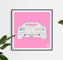 Load image into Gallery viewer, Ferrari 288 GTO Print - Pink - Fueled.art
