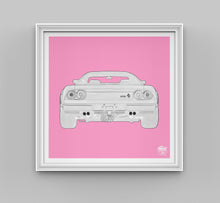 画像をギャラリービューアに読み込む, Ferrari 288 GTO Print - Pink - Fueled.art
