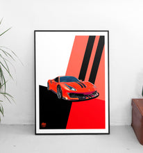 Cargar imagen en el visor de la galería, Ferrari 488 Pista Print - Fueled.art
