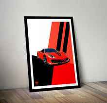 Load image into Gallery viewer, Ferrari 488 Pista Print - Fueled.art
