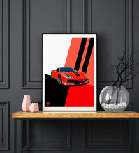 Load image into Gallery viewer, Ferrari 488 Pista Print - Fueled.art
