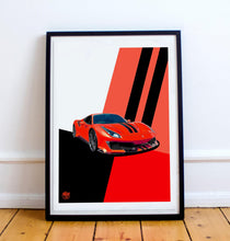 Lade das Bild in den Galerie-Viewer, Ferrari 488 Pista Print - Fueled.art
