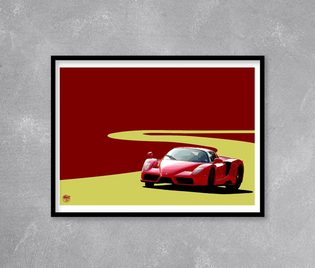 Ferrari Enzo Print - Fueled.art