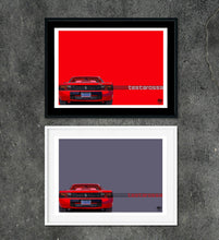 Charger l&#39;image dans la visionneuse de la galerie,Ferrari Testarossa Print - Fueled.art
