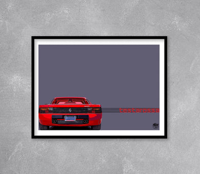 Ferrari Testarossa Print - Fueled.art