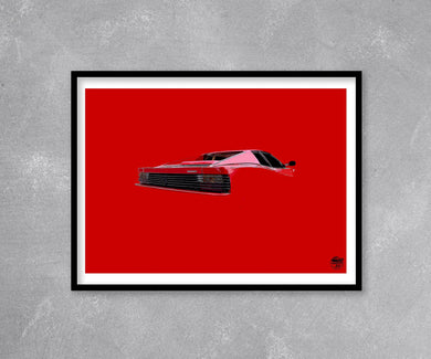 Ferrari Testarossa Print - Fueled.art