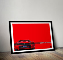 Charger l&#39;image dans la visionneuse de la galerie,Ferrari Testarossa Print - Fueled.art
