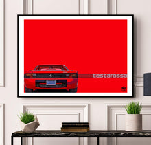 Charger l&#39;image dans la visionneuse de la galerie,Ferrari Testarossa Print - Fueled.art
