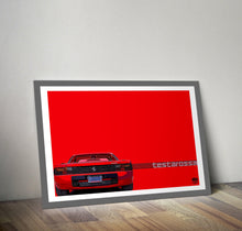 Charger l&#39;image dans la visionneuse de la galerie,Ferrari Testarossa Print - Fueled.art
