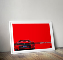 Cargar imagen en el visor de la galería, Ferrari Testarossa Print - Fueled.art
