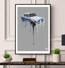 Load image into Gallery viewer, Ford Escort Mk1 RS2000 Print - Fueled.art
