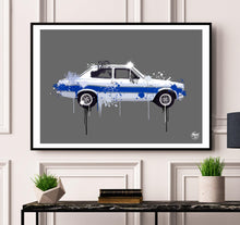 Cargar imagen en el visor de la galería, Ford Escort Mk1 RS2000 Print - Fueled.art
