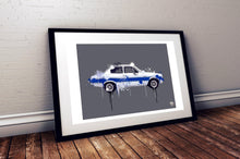 Load image into Gallery viewer, Ford Escort Mk1 RS2000 Print - Fueled.art
